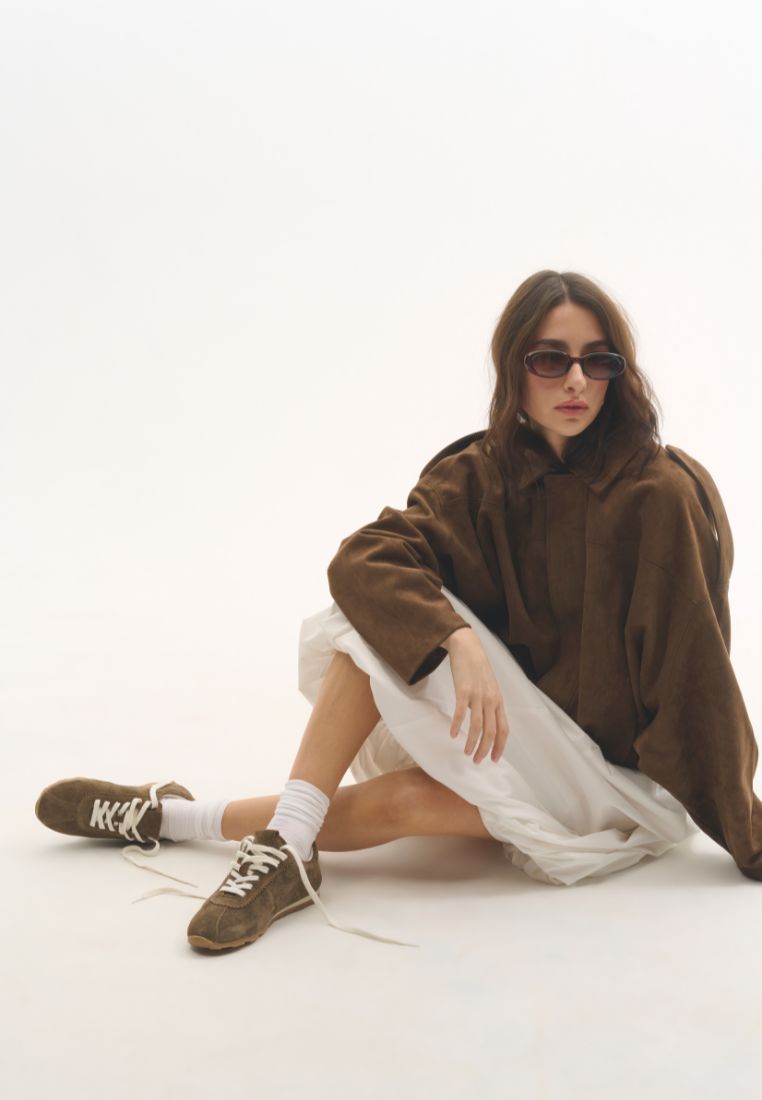 Stella sneaker - Suede Taupe