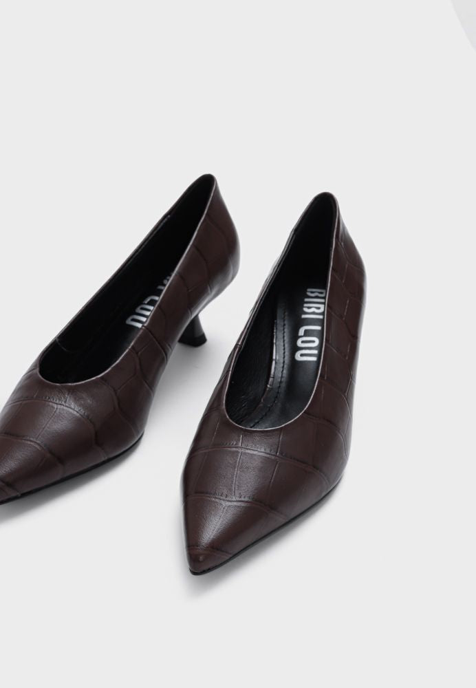 518 pump - Brown