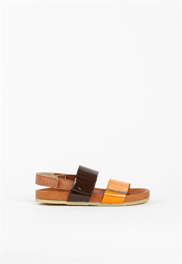 Angulus - 5755 sandal - Cognac/Orange