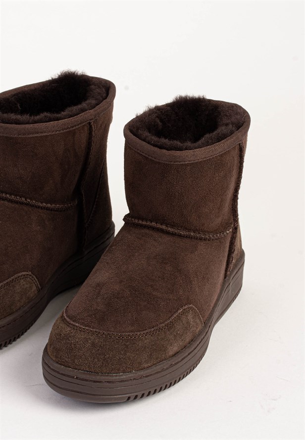 New Zealand boots » Ultra short støvle Coffee
