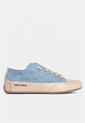 Candice Cooper - Rock sneaker - Ecru/Blue