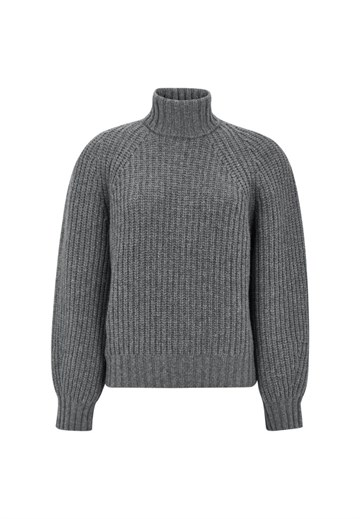 Esme Studios - Hope roll neck sweater - Charcoal Grey 