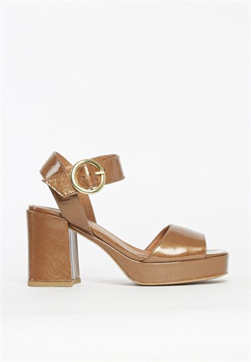BUKELA - Cille sandal - Lak Bronze