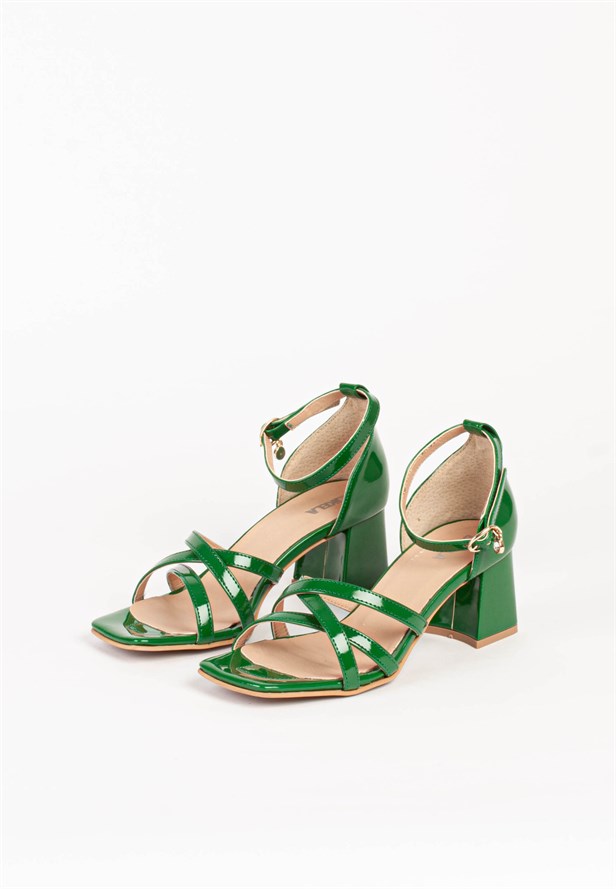 BUKELA » Hannah sandal - Grøn - Shop her i dag