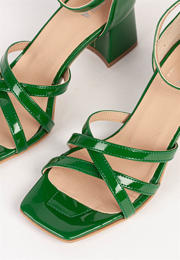 Afledning Fritagelse mærkelig BUKELA » Hannah sandal - Grøn - Shop online her i dag