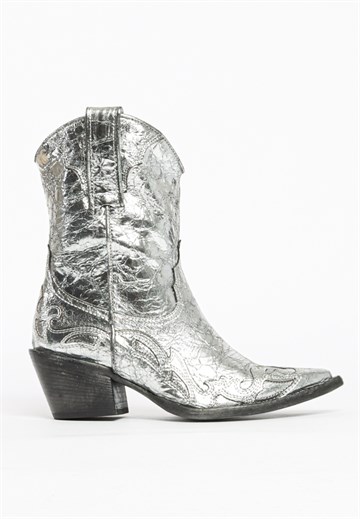 BUKELA - Texas støvle - Silver